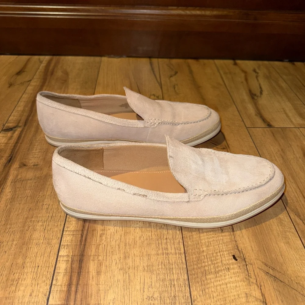 Cream loafers